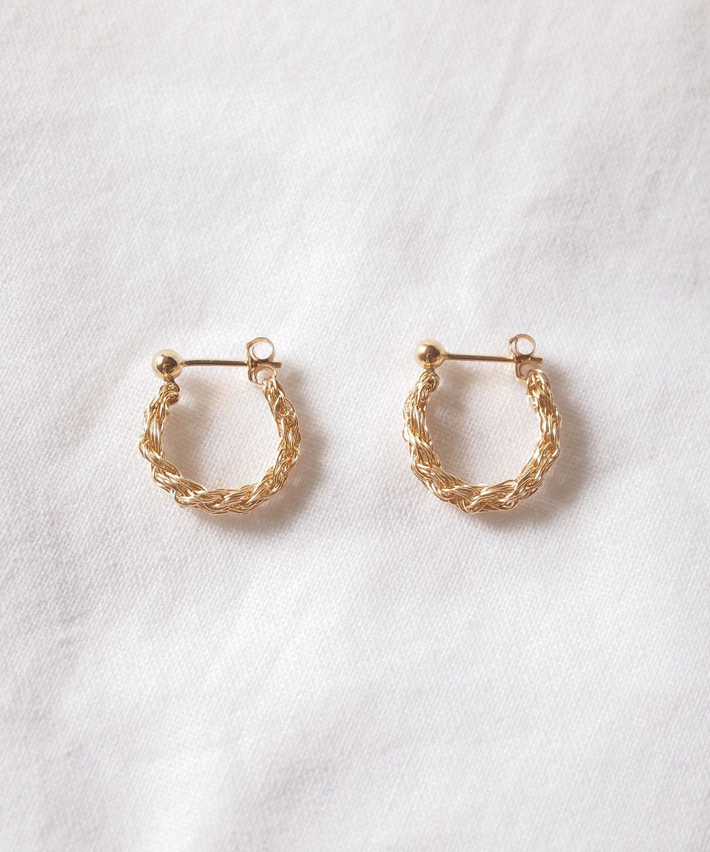 CASUMINO mini hoop ピアス gold