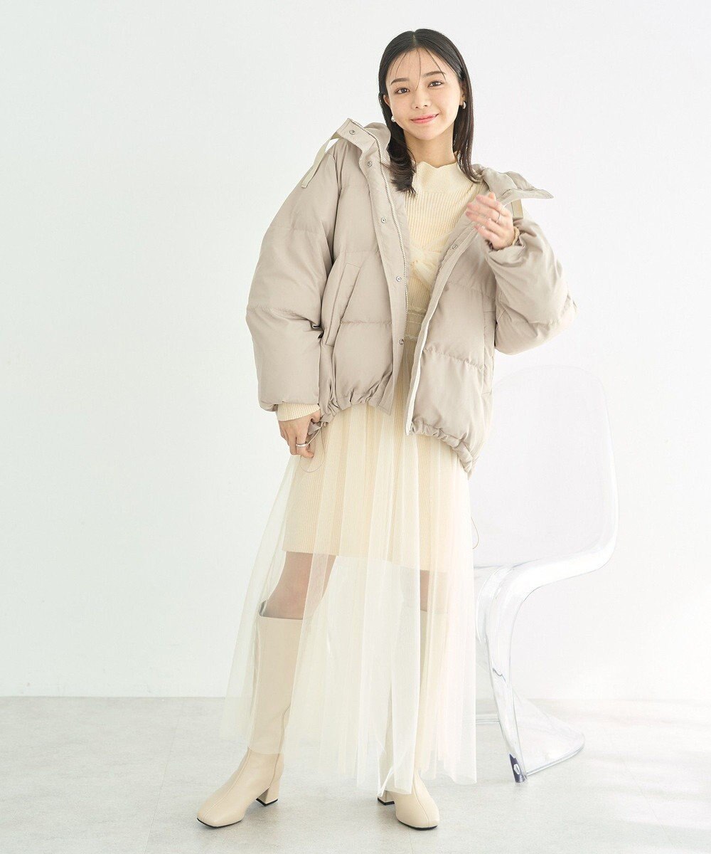 earth music&ecology ねじりチュールキャミワンピース 