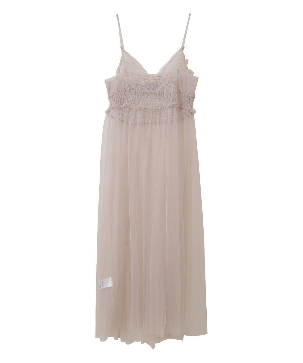 earth music&ecology ねじりチュールキャミワンピース 