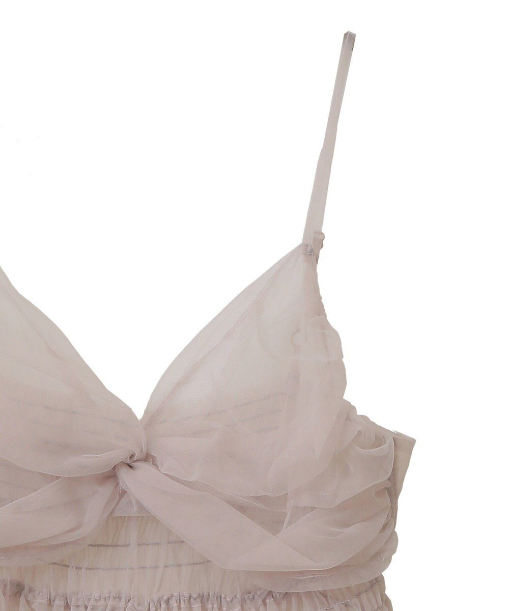 earth music&ecology ねじりチュールキャミワンピース 