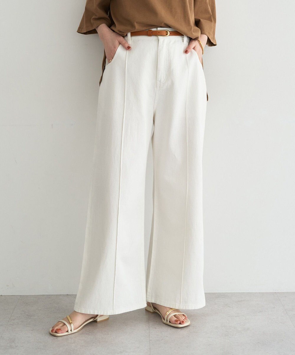 YECCA VECCA 綿麻バギーツイルパンツ 