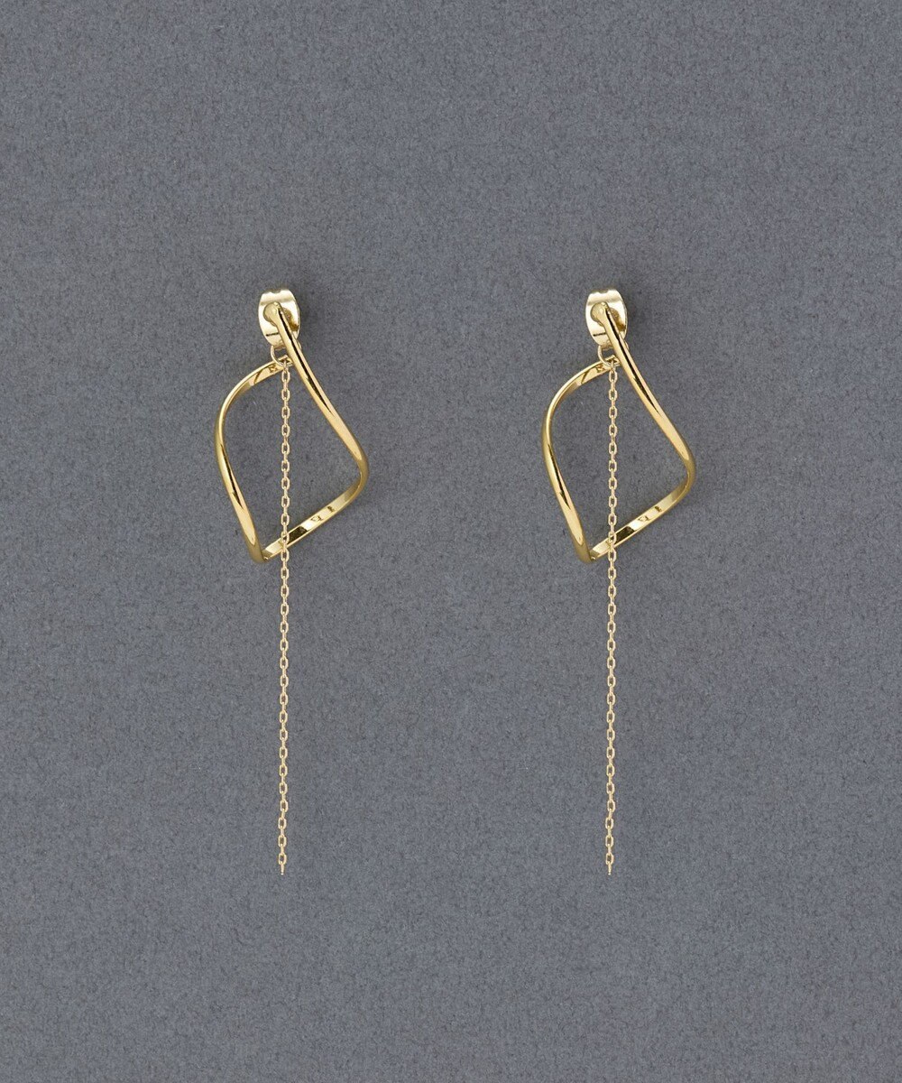 Phoebe 2wayグレースツイストラインピアス 