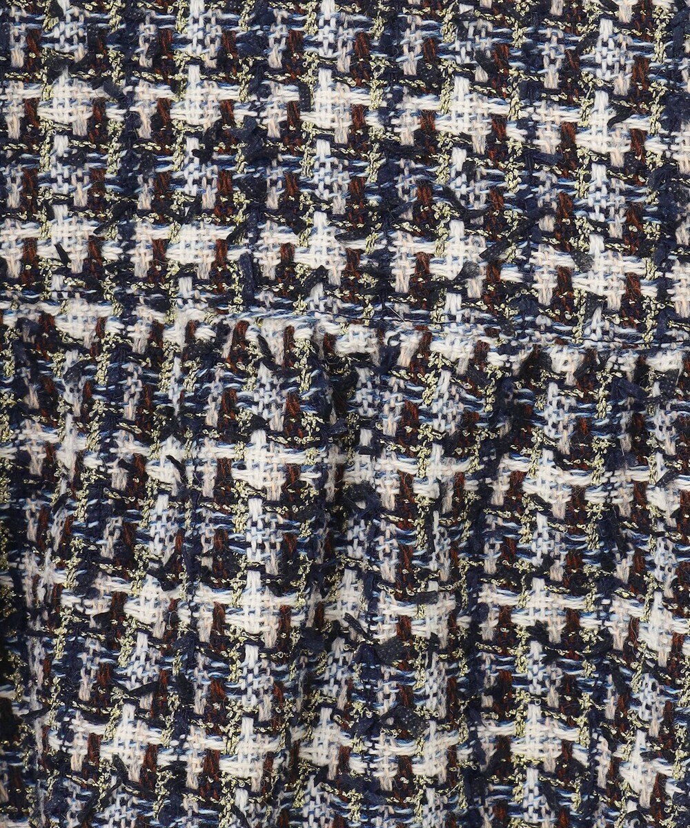 GRACE CONTINENTAL ツイードコンビワンピース 