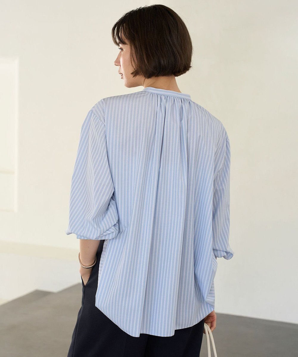 UNFILO ギャザーブラウス 