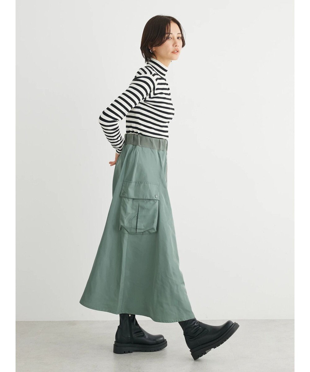 Green Parks ・ＳＵＧＡＲ　ＳＰＯＯＮ　ミリタリーフレアスカート 