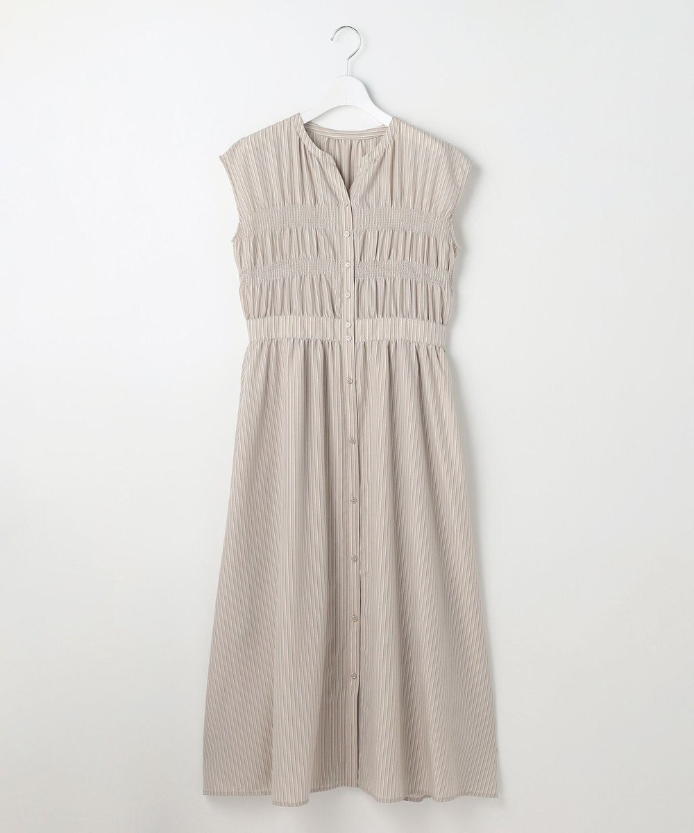 ANY SIS フロントボタンシャーリング ワンピース 