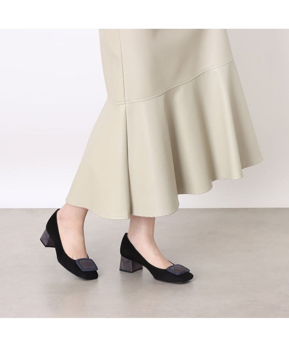 MODE ET JACOMO <MODE ET JACOMO>バックルスクエアトゥパンプス 