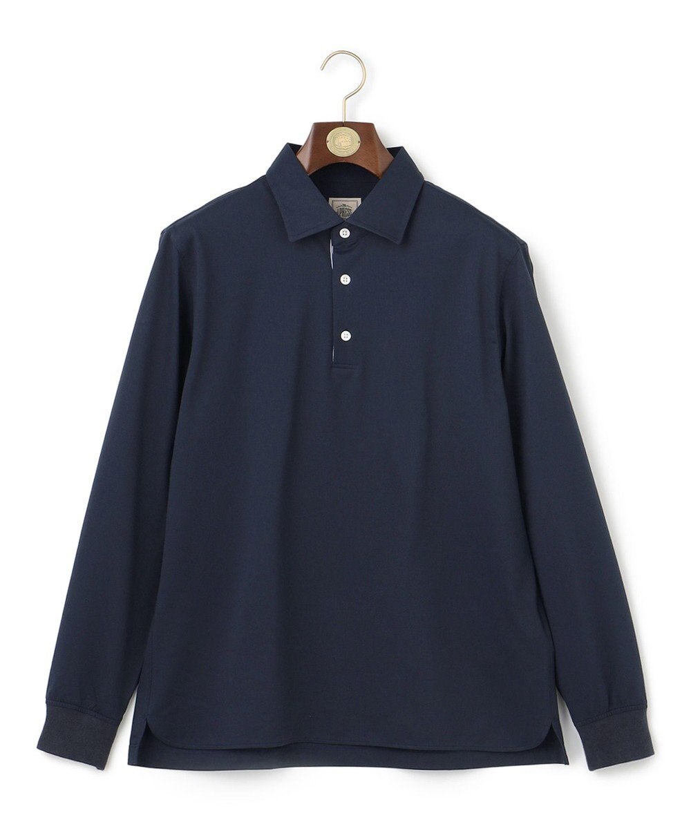 J.PRESS MEN 【新素材 / ビジネス対応可】ロングスリーブポロシャツ 