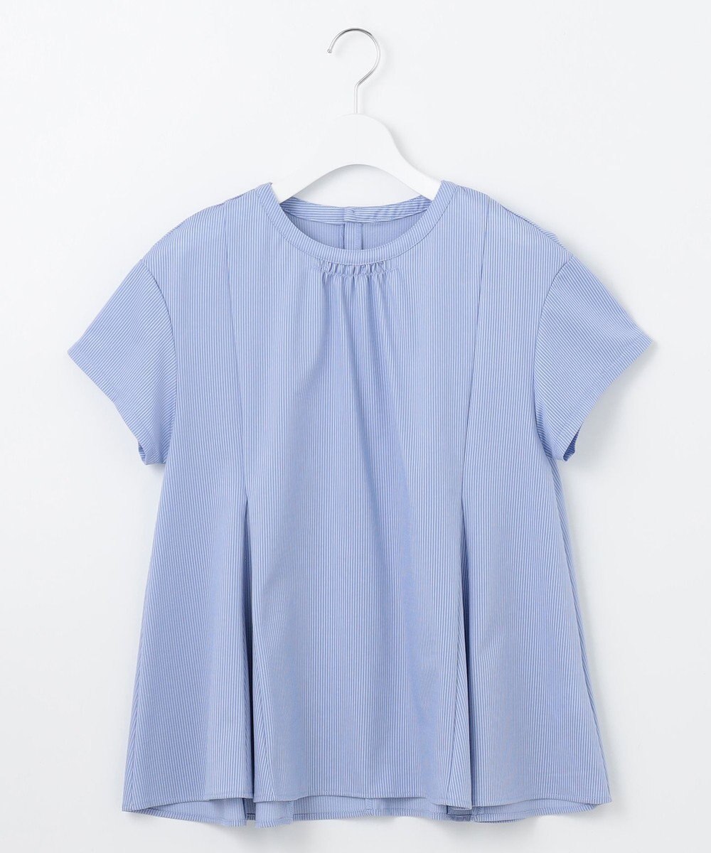 J.PRESS LADIES S 【WEB限定・洗える】ストライプジャージー フレア カットソー 