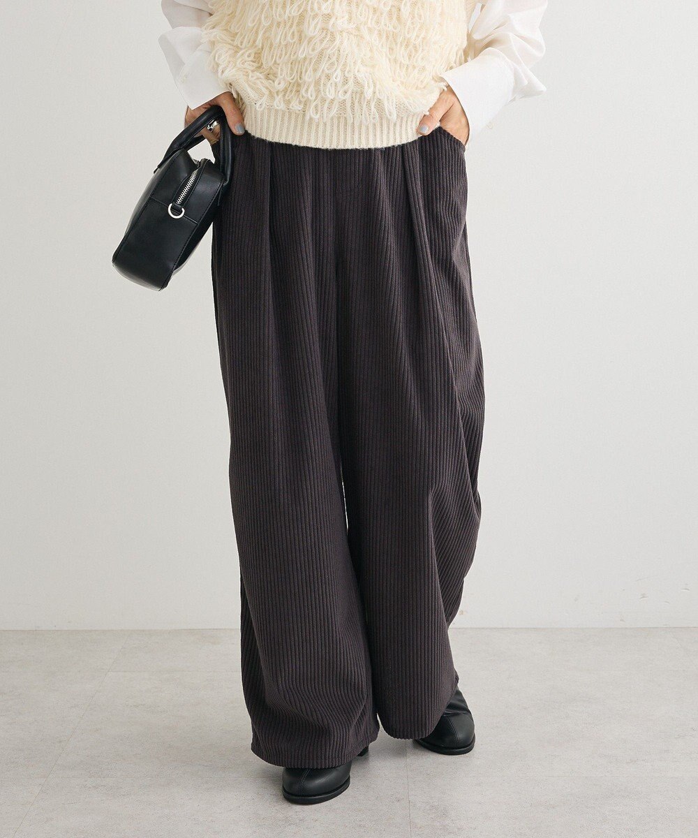 Green Parks 太畝コーデュロイカラーパンツ 