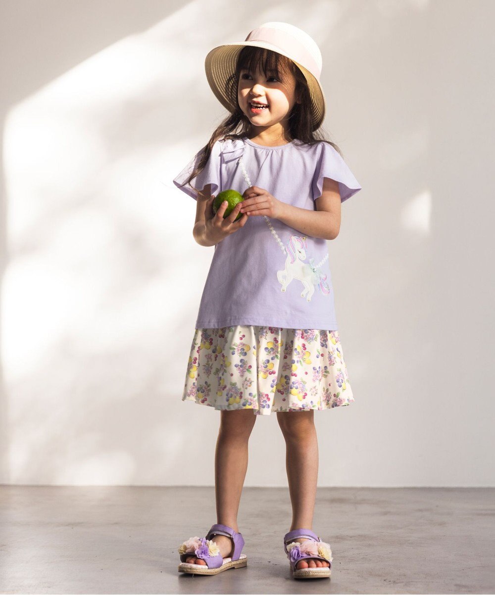 ANY KIDS ユニコーンポシェットTシャツ 