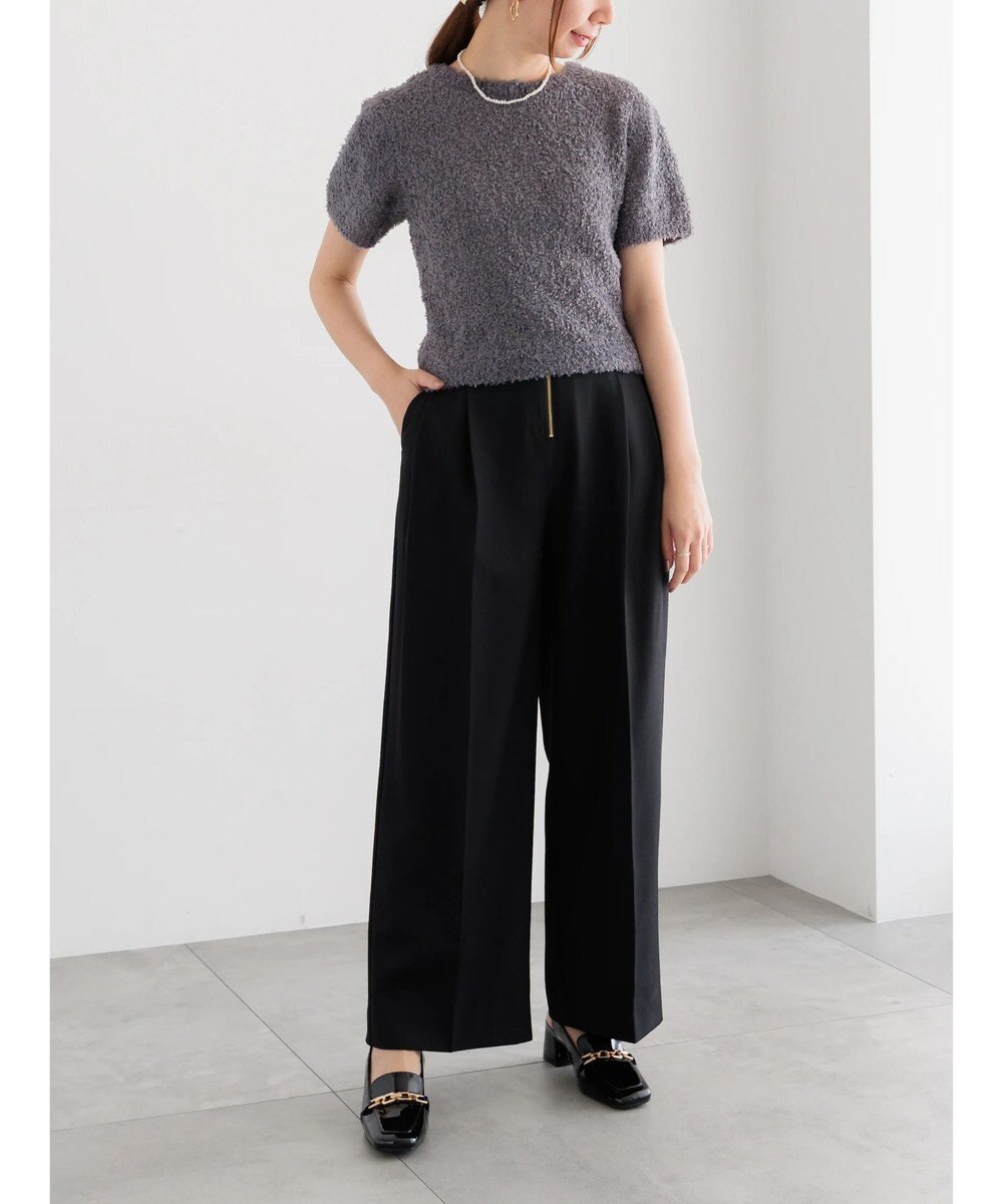 Te chichi ハイウエストフロントジップワイドパンツ《2025Autumn catalog item》 