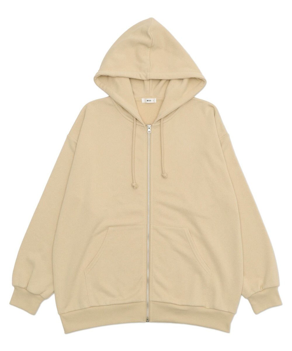 WEGO 【SCHOOLITEM】ルーズフィットZIPパーカー 