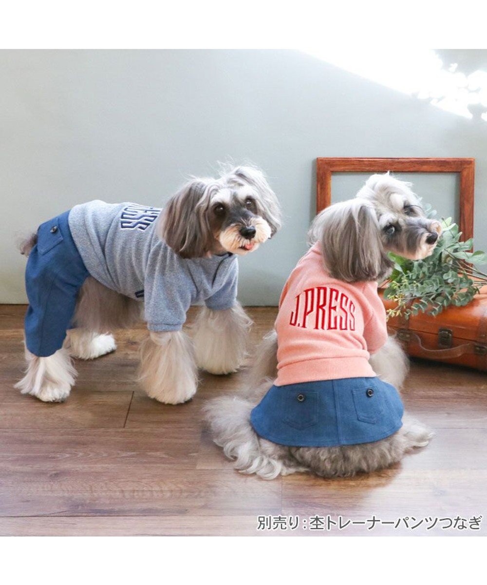 PET PARADISE J.PRESS 杢 トレーナー スカートつなぎ 小型犬 