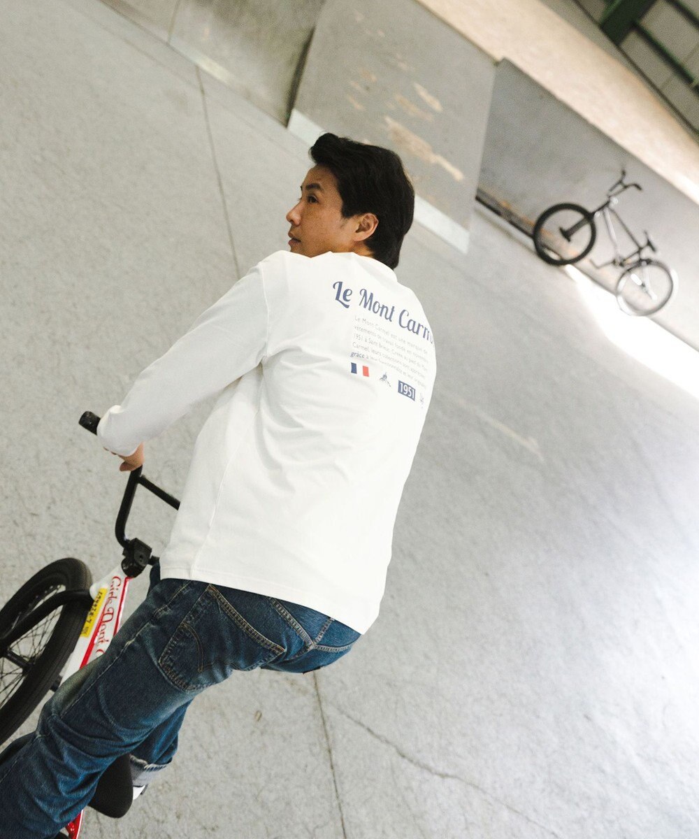 SHARE PARK MENS 【UVケア・吸水速乾・ストレッチ・軽量 】バックプリントTシャツ（L・XLサイズ） 