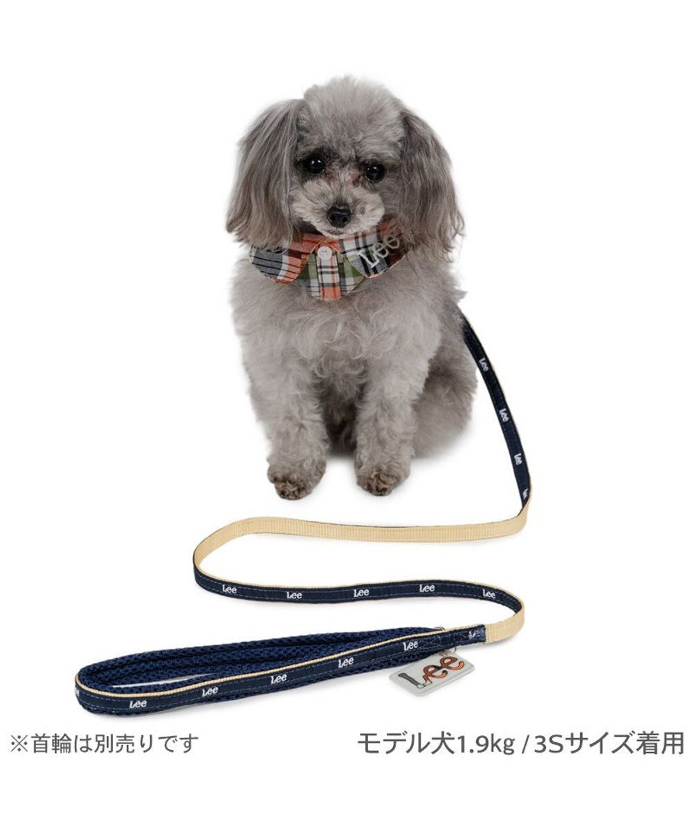 PET PARADISE Lee リード 《ロゴベージュ》 ＳＳ～Ｓ 小型犬 