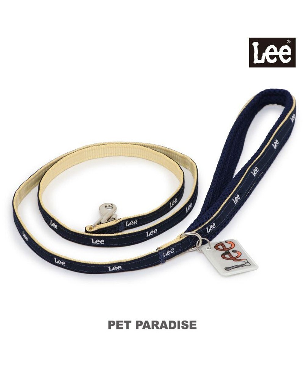 PET PARADISE Lee リード 《ロゴベージュ》 ＳＳ～Ｓ 小型犬 