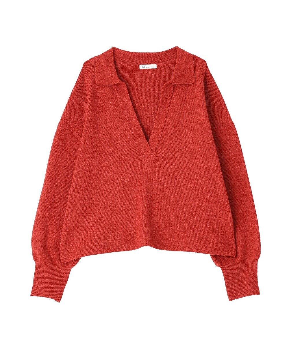 CRAFT STANDARD BOUTIQUE 深Vネックニットプルオーバー 