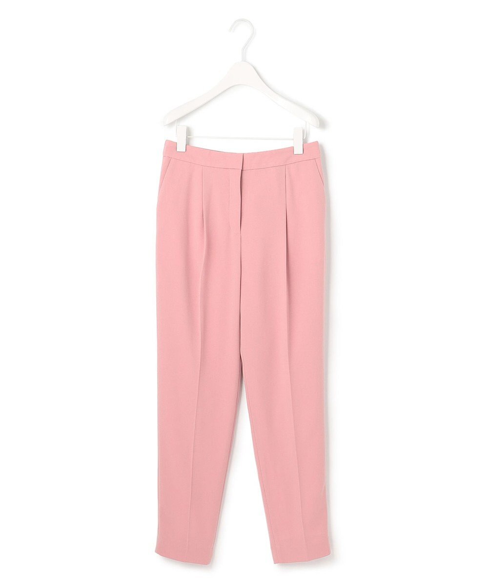 ICB 【人気のため新色追加・洗える】Naiaバックサテン テーパードパンツ 