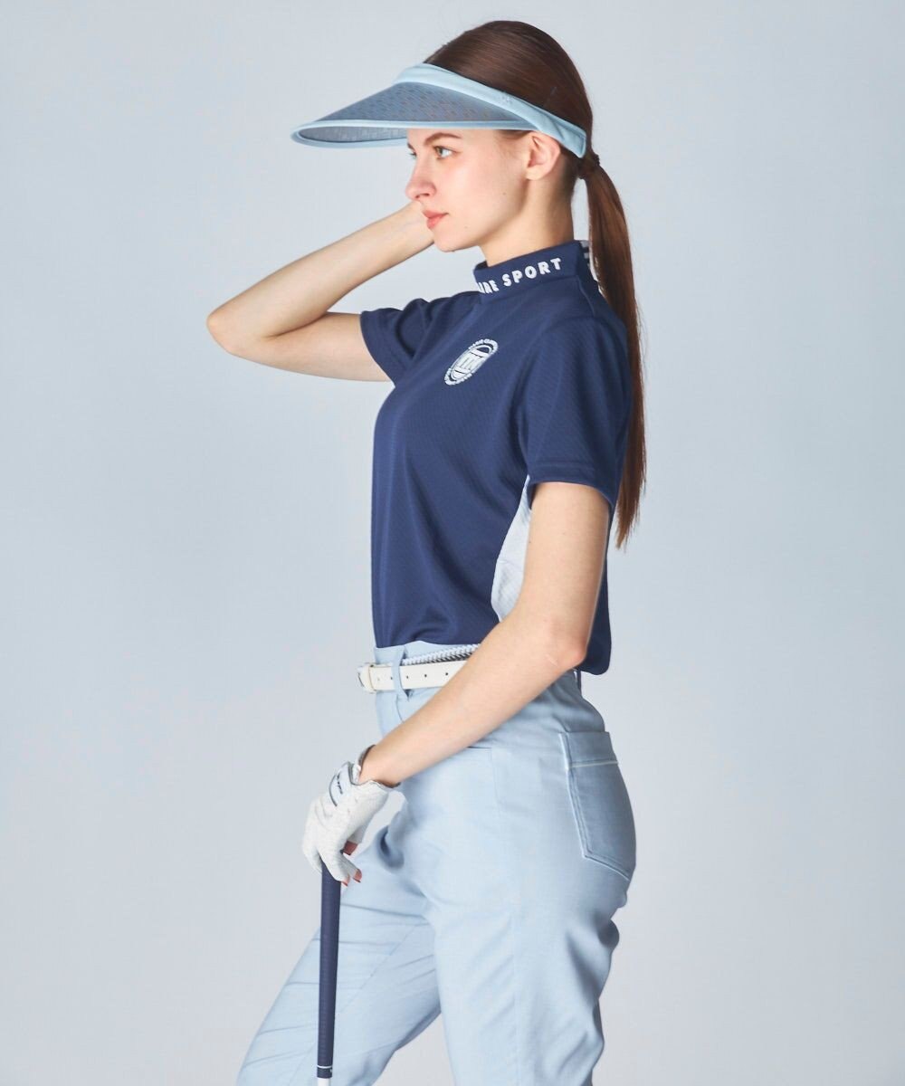 FILA GOLF／marie claire 【Marie claire sports】半袖モックネックシャツ 