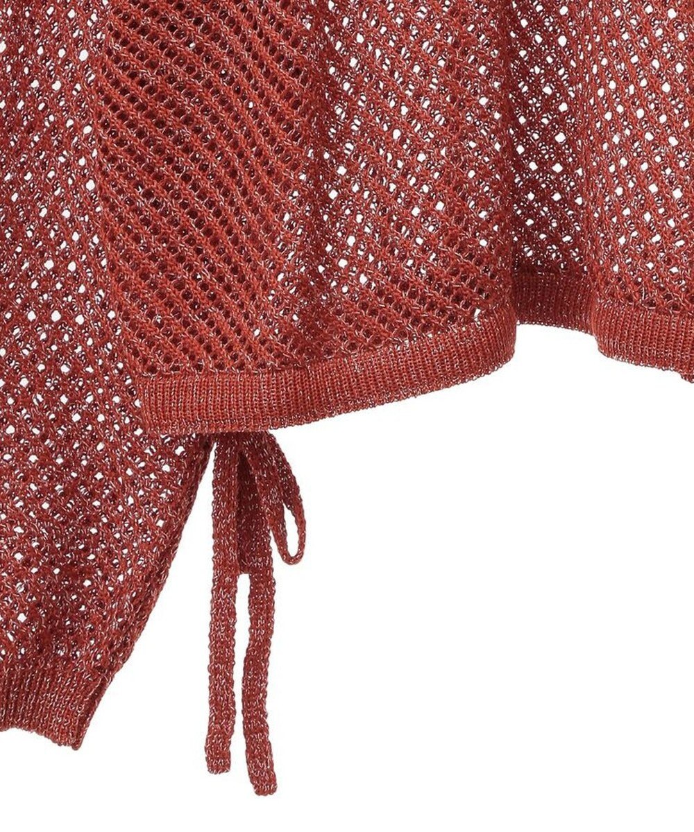 Green Parks ラメメッシュニットプルオーバー 