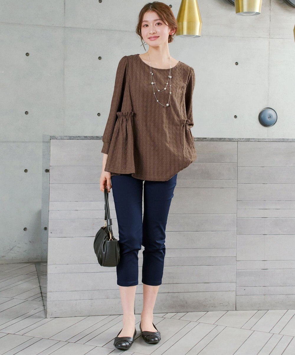 Tiaclasse L アンクルテーパードパンツ 