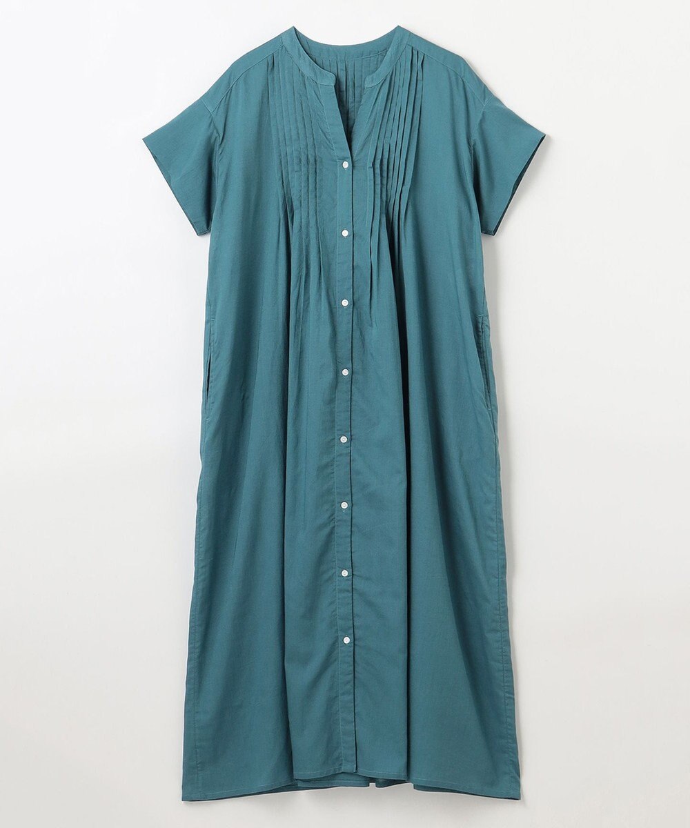 ANY L ピンタックデザインシャツワンピース 