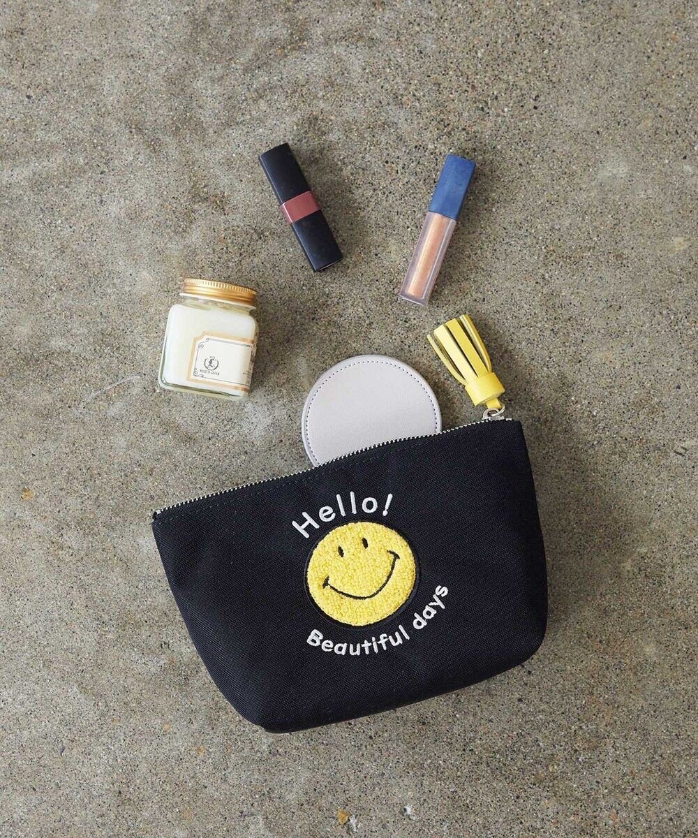 TOPKAPI 【Breath TOPKAPI】SMILE COLLECTION スマイル 刺繍 タッセルポーチ 