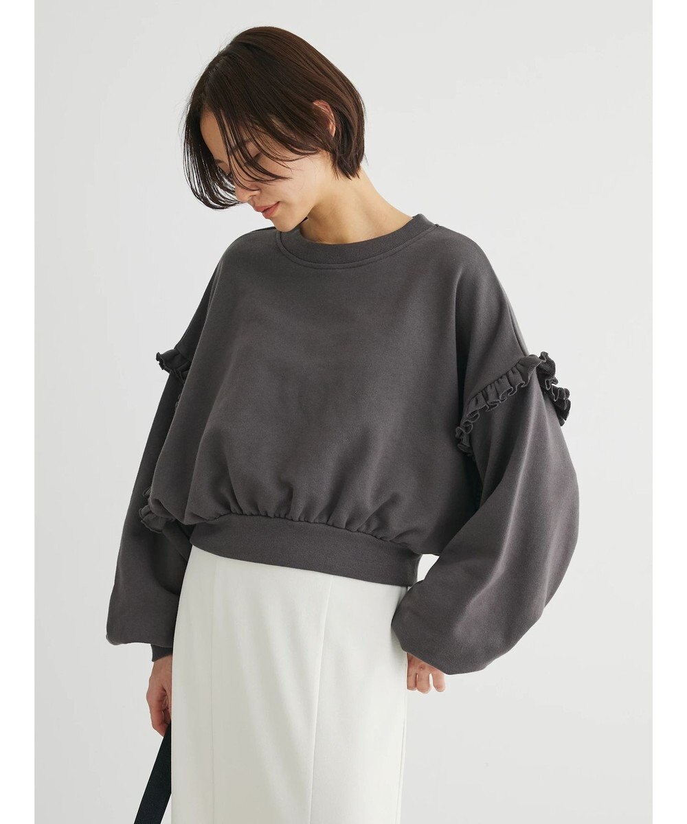 Green Parks ・Ｐｅｔｉｔ　Ｆｌｅｕｒ　ボリュームスリーブスウェット 