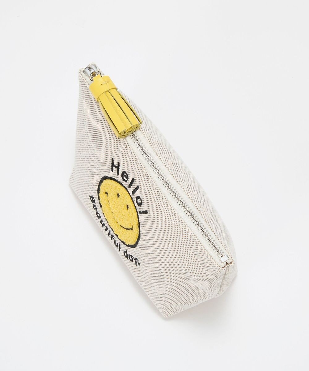 TOPKAPI 【Breath TOPKAPI】SMILE COLLECTION スマイル 刺繍 タッセルポーチ 