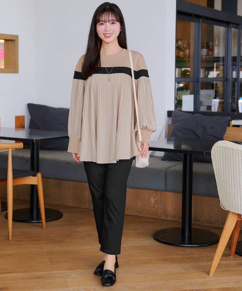 Tiaclasse L アンクルテーパードパンツ 