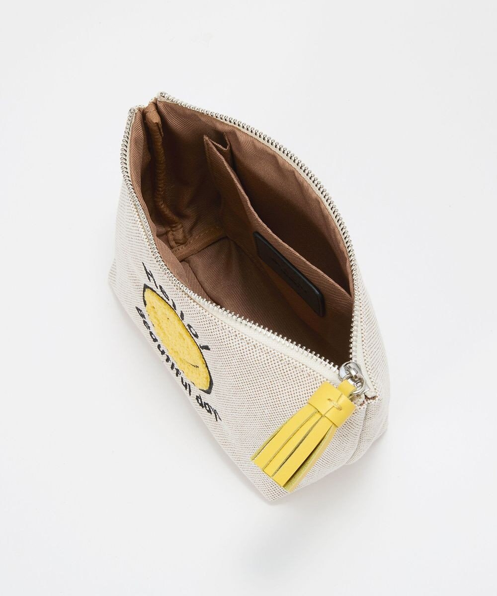 TOPKAPI 【Breath TOPKAPI】SMILE COLLECTION スマイル 刺繍 タッセルポーチ 