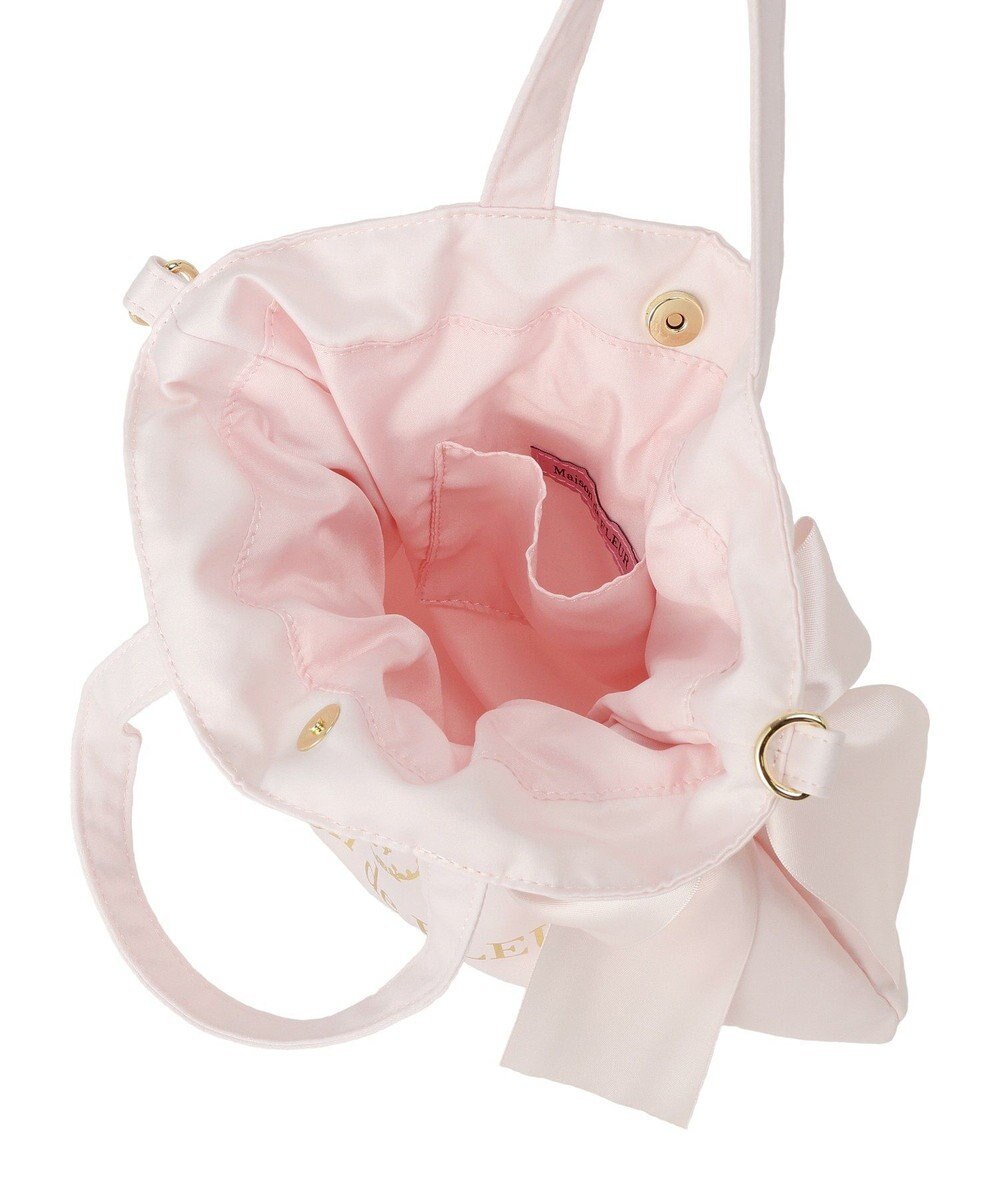 Maison de FLEUR ダブルリボン2Wayトートバッグ 