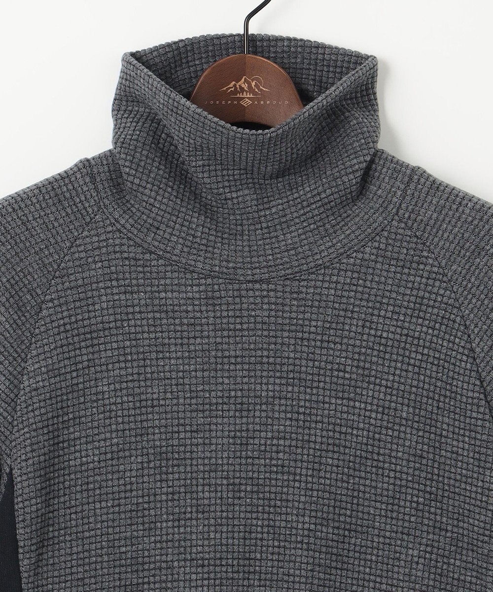 JOSEPH ABBOUD MOUNTAIN 【吸湿発熱/蓄熱保温/】 ソフトウォームワッフルタートル プルオーバー カットソー 