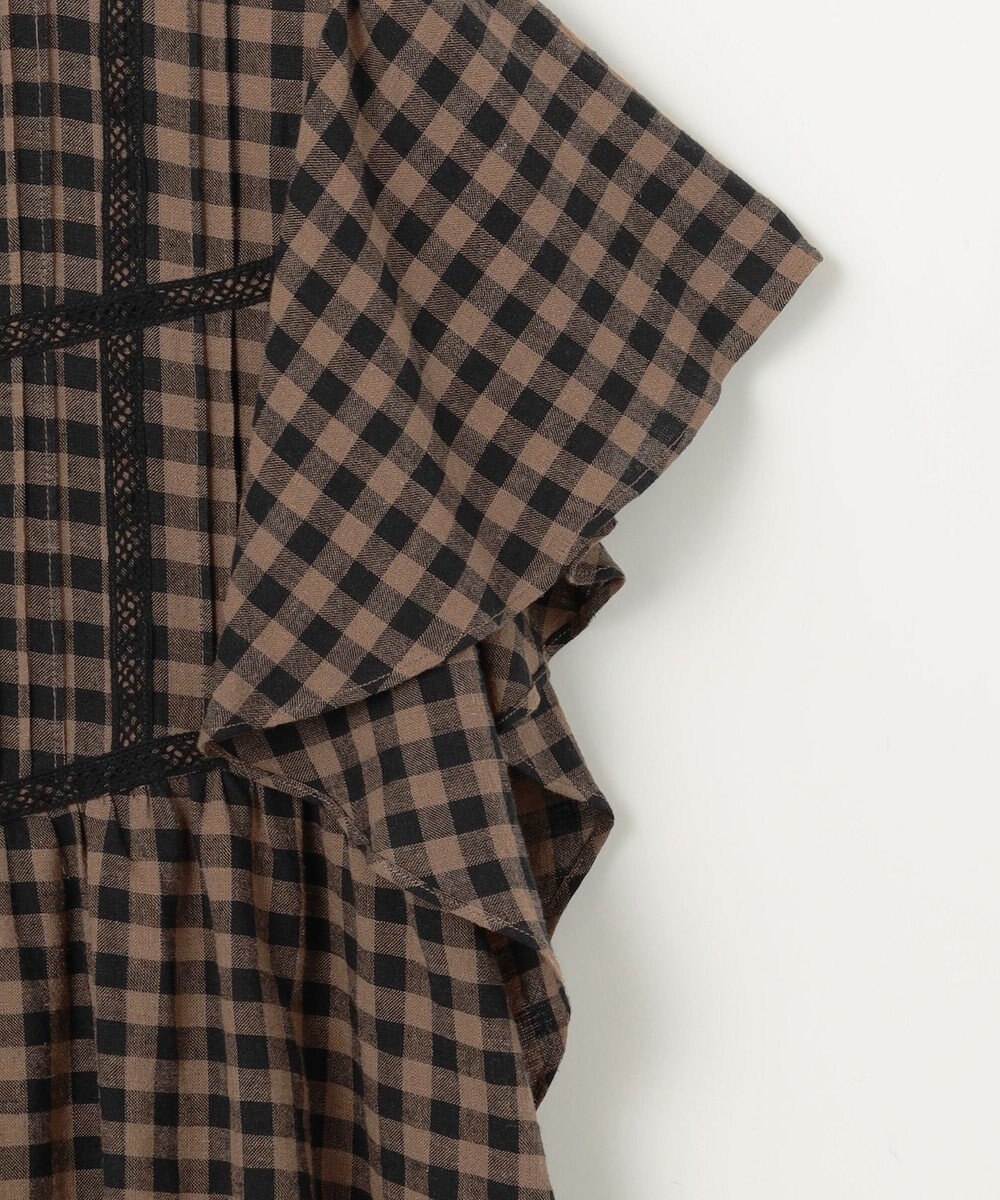 23区 【SLOW/一部店舗限定】ブライトリネン デザイン ブラウス 