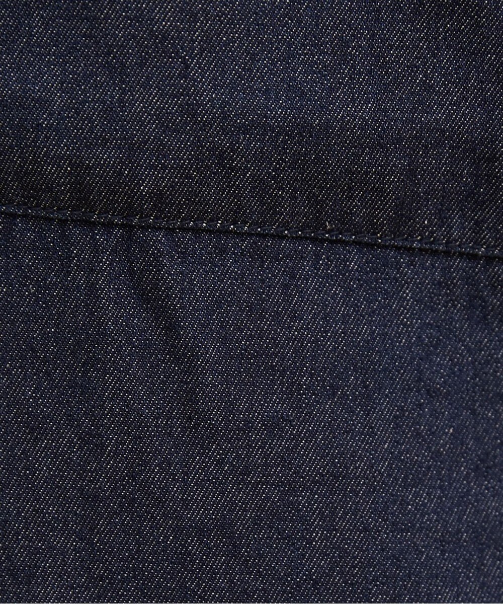 WEGO 【ANGIE VINTAGE】オーバーサイズ バンドカラー デニムシャツ 