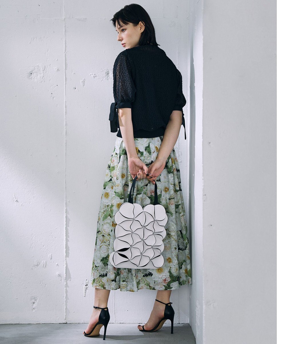 自由区 【カトリエムブーケ】Le bouquet de Laurent ブーケモチーフスカート 