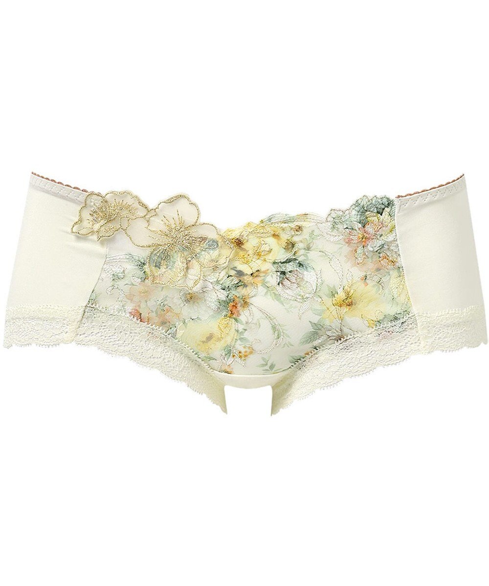 WACOAL ボーイレングス ショーツ 【リボンブラ 胸もとフィットながもち】 BXB490とペア はきこみ丈あさめ やわらかく伸びる(バック) レディース PXB690 /ワコール 