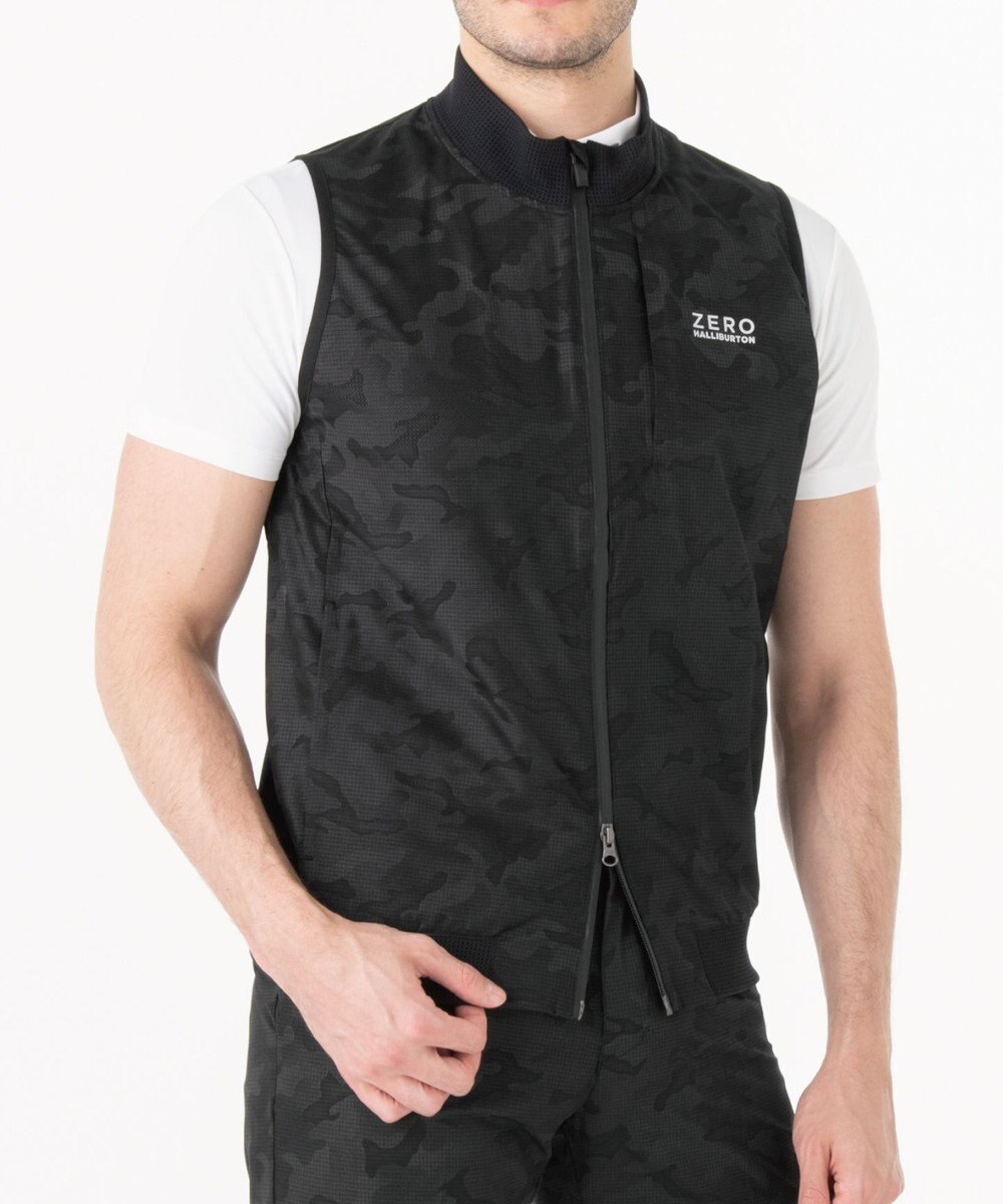 ZERO HALLIBURTON クールドッツ カモフラージュ ベスト ZHG-A4S10B 82823 ゴルフウェア 