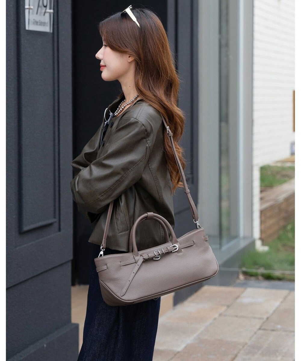 style code [Lyrss/リルス] 牛革 トートバッグ 
