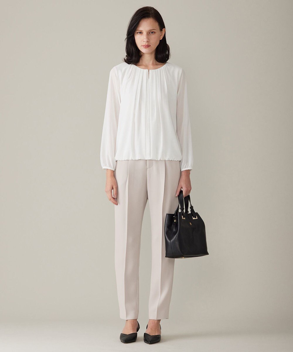 自由区 【洗える】ロイヤルシフォン ブラウス 