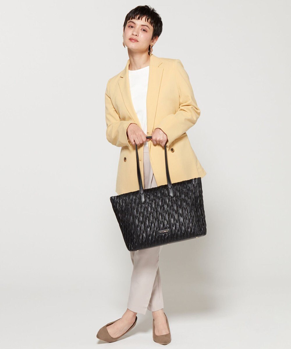 LA BAGAGERIE ランダムプリーツトートバッグ 