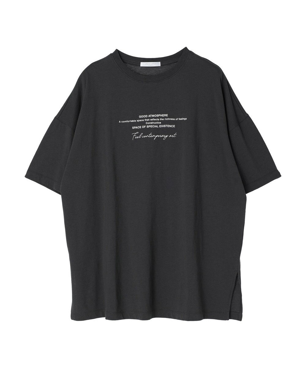 Green Parks バックフォトプリント半袖チュニック 