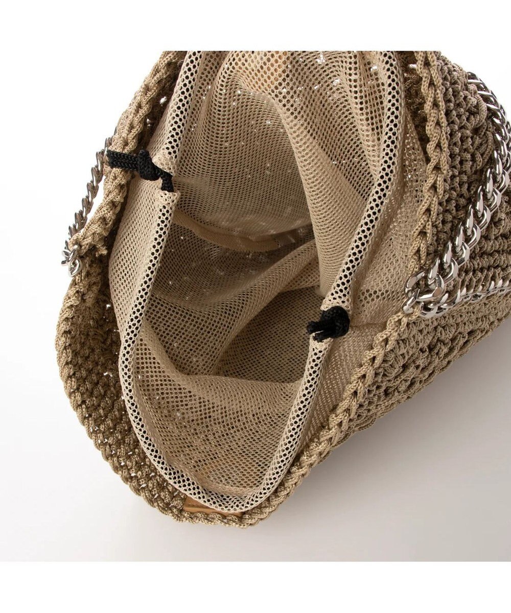 UNBILLION cachecache チェーンかがり横編みワンショルダー 