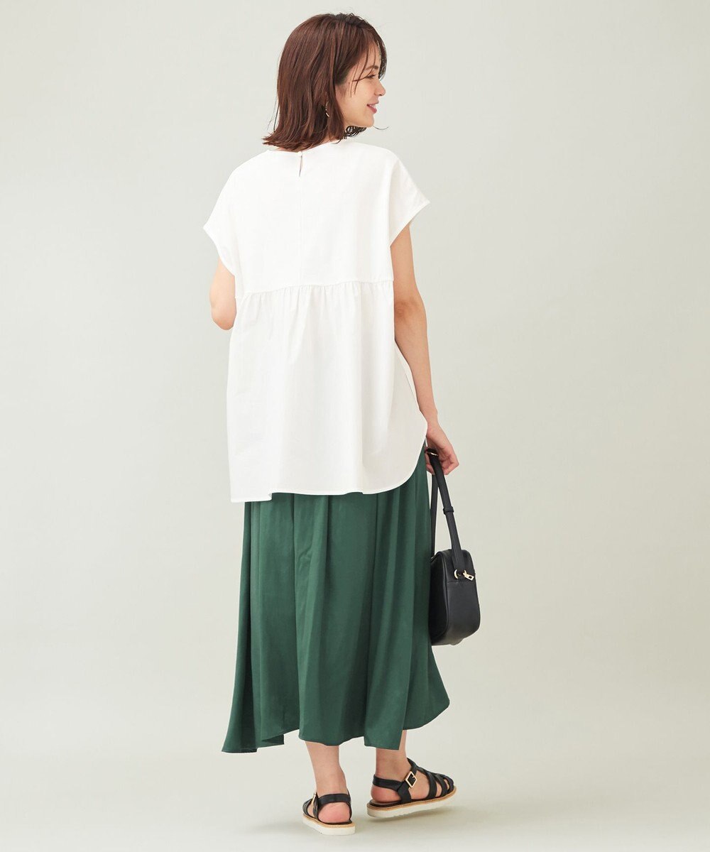 ANY 【接触冷感】秋メキバックフレア カットソー 