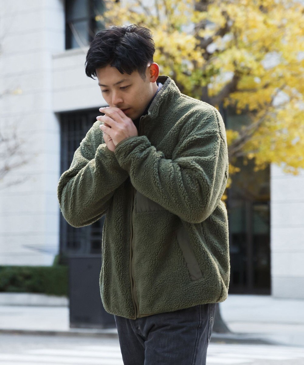 SHARE PARK MENS 【UNISEX】ボアフリースジャケット（L・XLサイズ） 