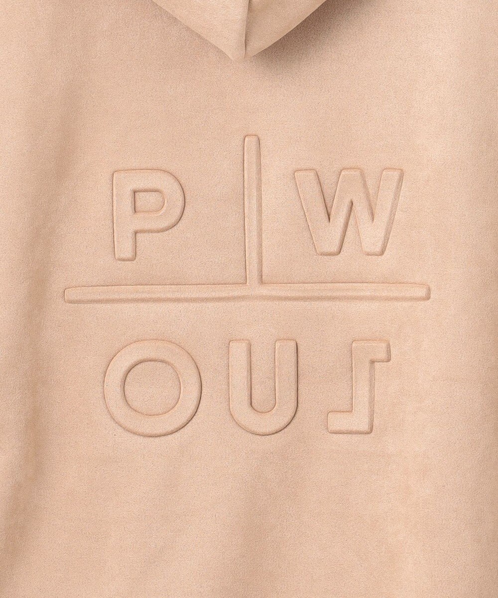 PW CIRCULUS 【MEN】スエード調 デタッチャブルフーディ 