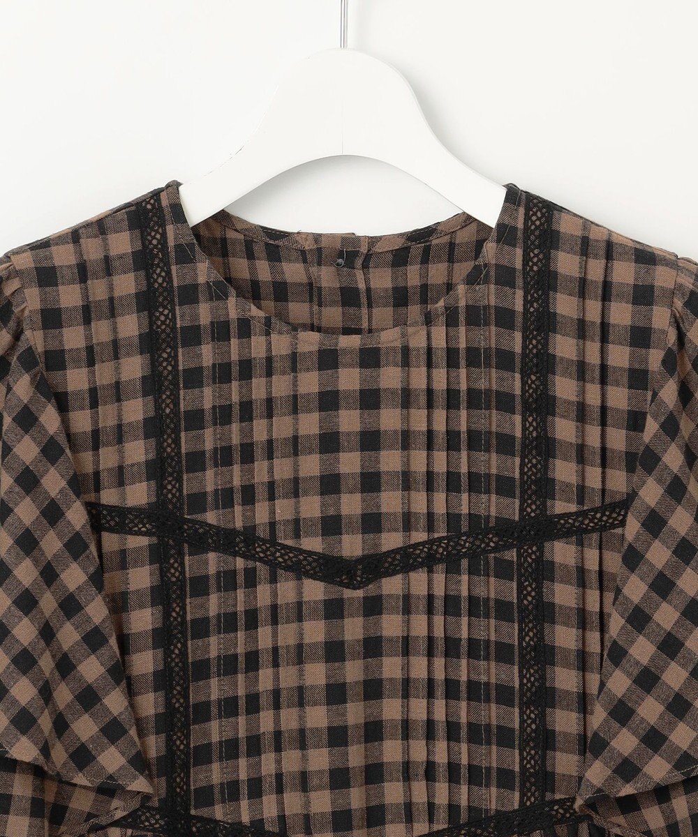 23区 S 【SLOW/一部店舗限定】ブライトリネン デザイン ブラウス 