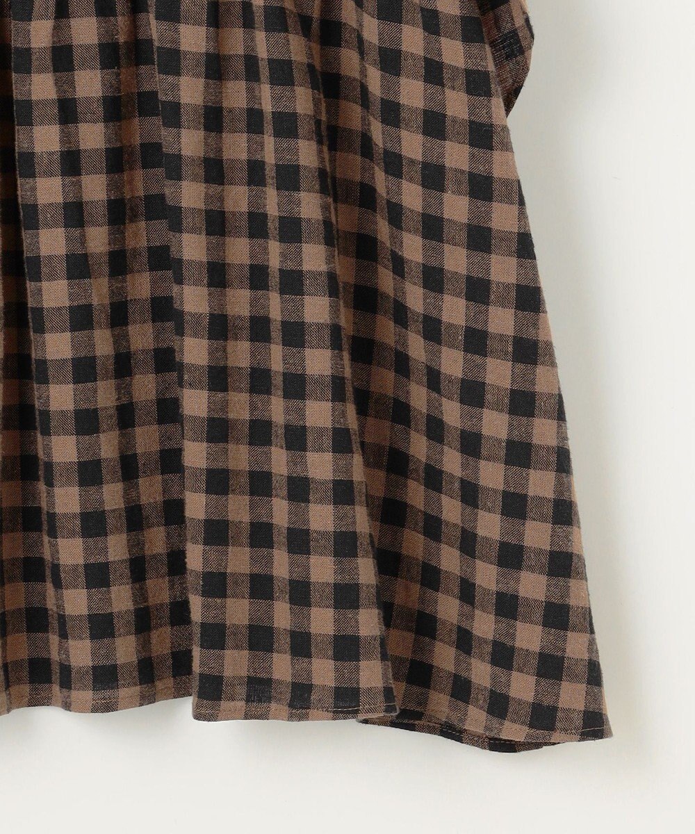 23区 【SLOW/一部店舗限定】ブライトリネン デザイン ブラウス 