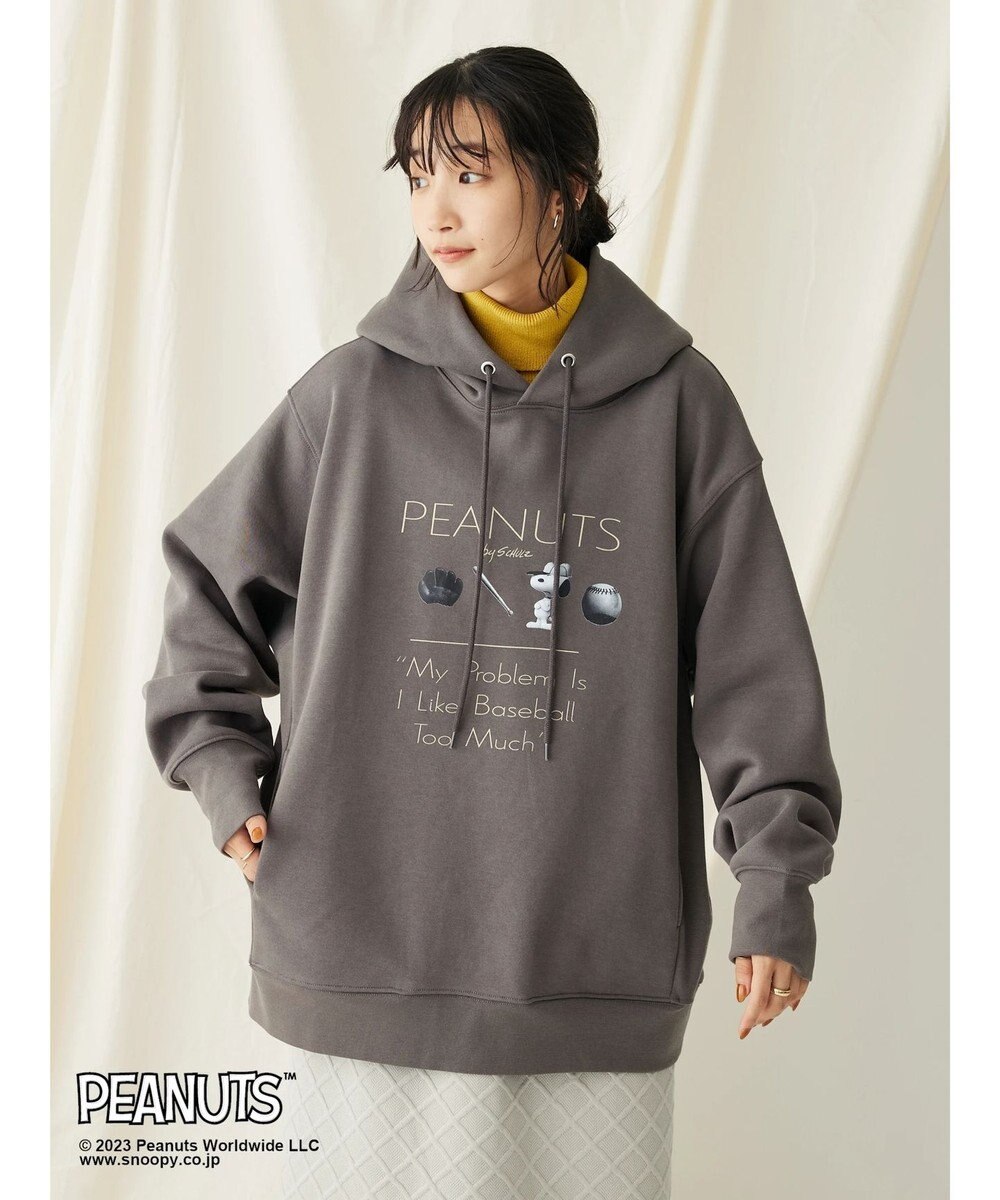 CRAFT STANDARD BOUTIQUE ＰＥＡＮＵＴＳ裏起毛スウェットパーカー 